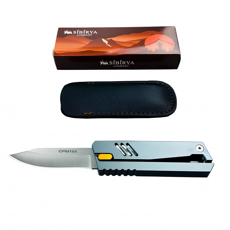 Sibirya Company Gravity Knife - Uzay Grisi | Cpm 154 Toz Metalürji Çeliği Mekanik Çakı