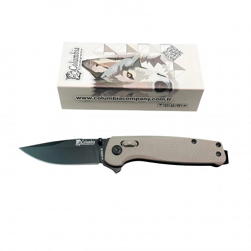 Columbia Company A-3350-B Taktiksel Katlanabilir Çakı 18.5 Cm – Urban Grey (Çelik Grisi)
