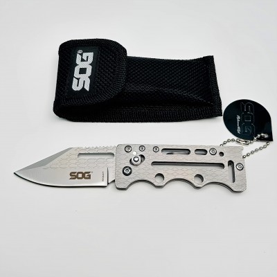 SOG AC77 İskelet Gövde Katlanır Çakı – Japonya (Seki) Üretimi Taktik Cep Çakısı (Kılıflı)