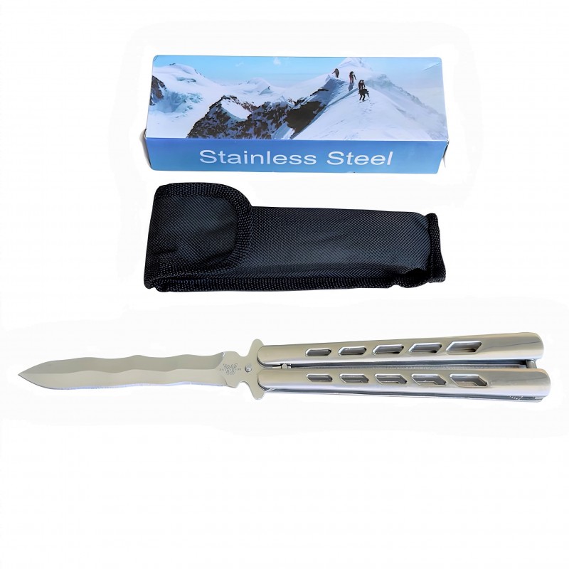Benchmade Profesyonel Balisong Kelebek Bıçak – Titanyum & Çelik Premium Seri