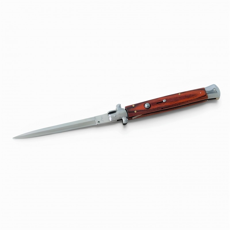 Akc Sustalı 33 Cm Stiletto Orjinal Italyan Ahşap Saplı Çakı