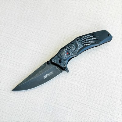 MTech MT-4023 Kurukafa Kabartmalı Katlanabilir Taktik Kamp Çakısı