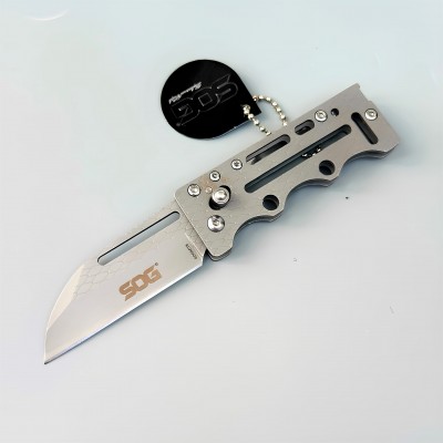 SOG AC78 Katlanabilir Mini Cep Çakısı – Kılıflı Taktik Metal Çakı
