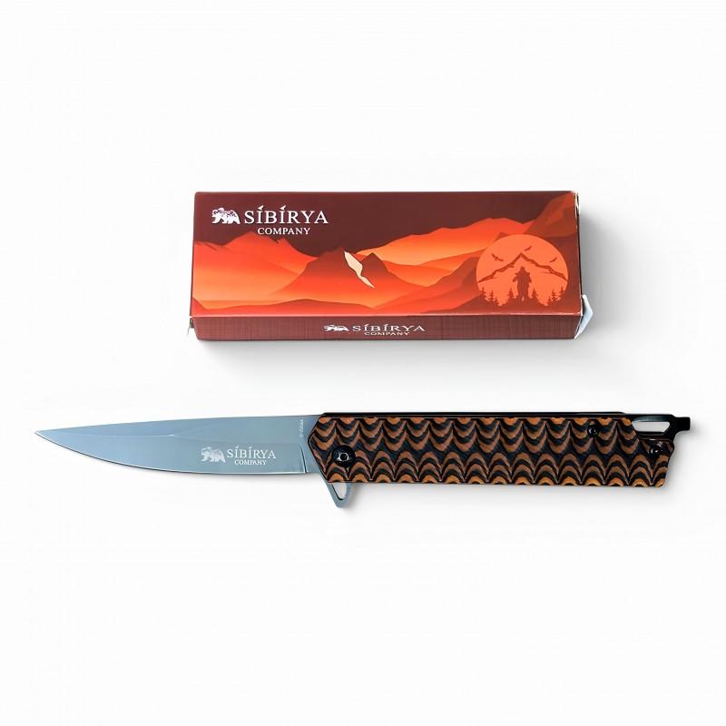 Sibirya Company S-2208A Desert-Storm Katmanlı Karbon Fiber Çakı