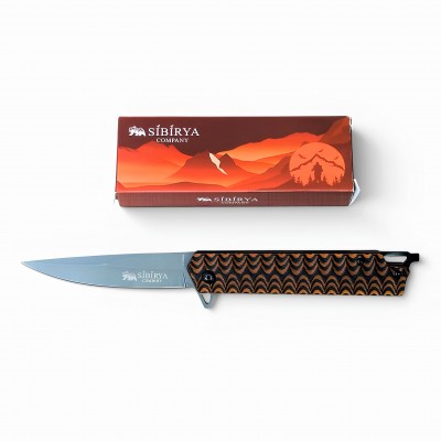 Sibirya Company S-2208A Desert-Storm Katmanlı Karbon Fiber Çakı