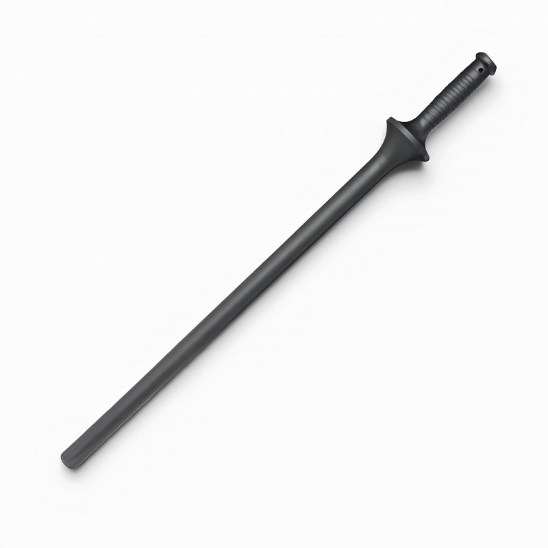 75 Cm Siperlikli Siyah Plastik Jop - Özel Güvenlik ve Koruma Jopu (450 Gr)