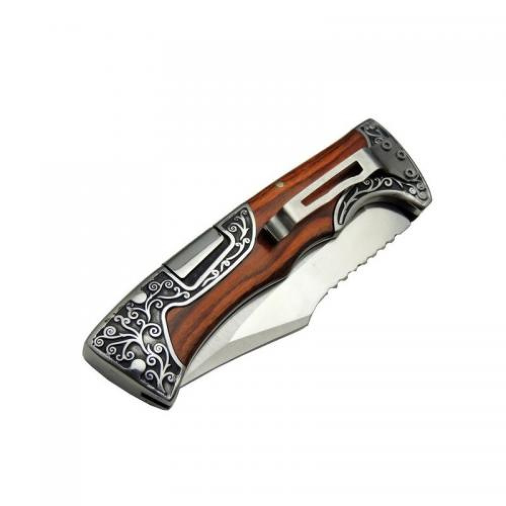 Columbia A3157-C Ahşap Kabzalı Bıçak - Ana Ürün Görseli | Çakı ve Bıçak Çeşitleri | Kalitelial.com