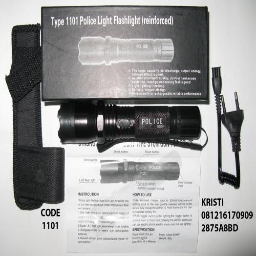 El Feneri Şeklinde Elektro Şok Cihazı -  El Fenerleri Kategorisi