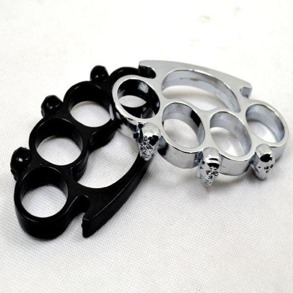 Kuru Kafa Tasarımlı Çelik Muşta -  Özel Tasarım Bıçaklar Kategorisi