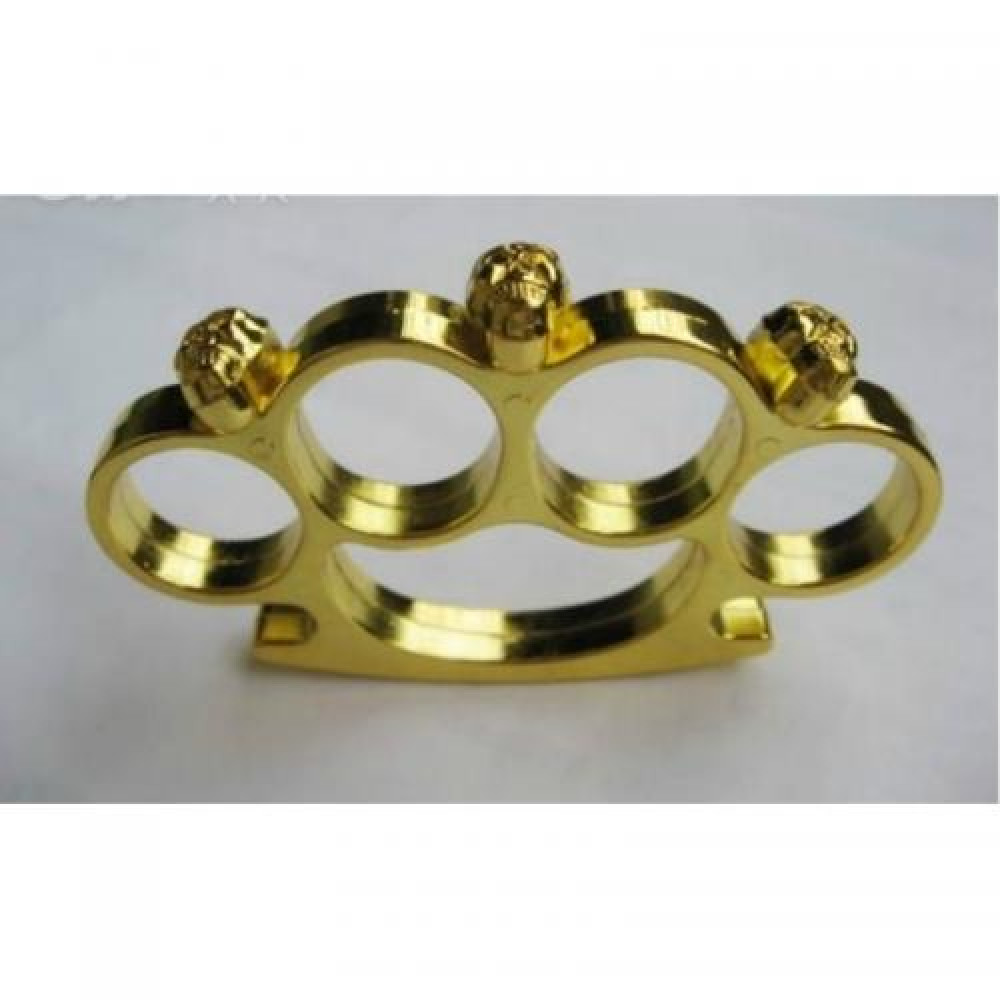 Kuru Kafa Tasarımlı Çelik Muşta -  Özel Tasarım Bıçaklar Kategorisi