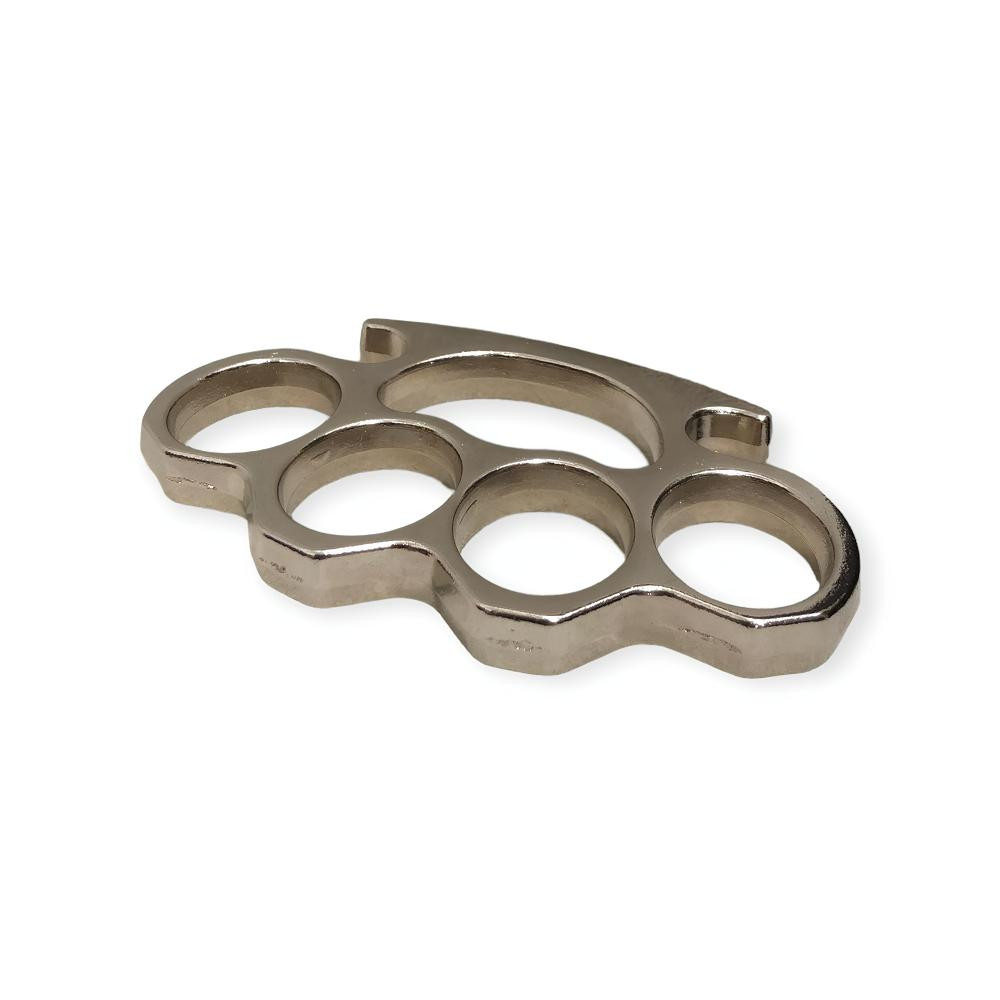 Gümüş Renk Klasik Kalın Muşta -  Özel Tasarım Bıçaklar Kategorisi