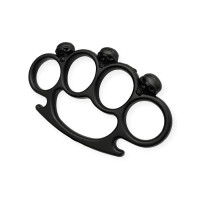 Siyah Kuru Kafa Muşta -  Özel Tasarım Bıçaklar Kategorisi