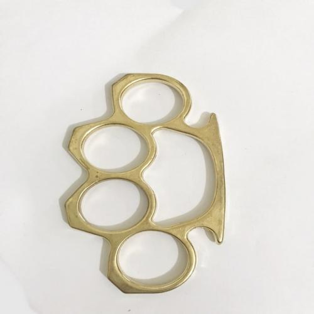 Düz Muşta Sarı -  Özel Tasarım Bıçaklar Kategorisi