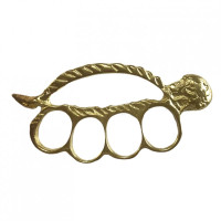 İskelet Muşta Altın Sarı -  Özel Tasarım Bıçaklar Kategorisi