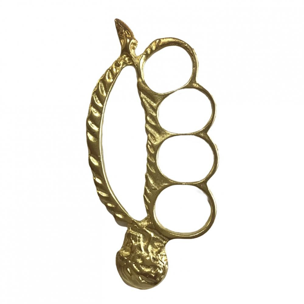 İskelet Muşta Altın Sarı -  Özel Tasarım Bıçaklar Kategorisi