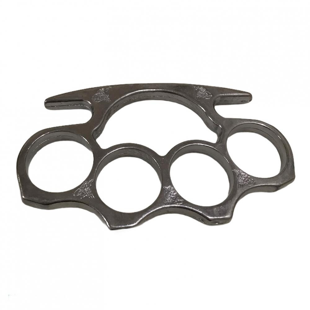 Tuğra Figürlü Çelik Muşta Gri -  Özel Tasarım Bıçaklar Kategorisi