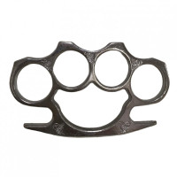 Tuğra Figürlü Çelik Muşta Gri -  Özel Tasarım Bıçaklar Kategorisi