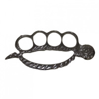 Çelik İskelet Muşta Gri -  Özel Tasarım Bıçaklar Kategorisi