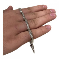 Çelik İskelet Muşta Gümüş -  Özel Tasarım Bıçaklar Kategorisi