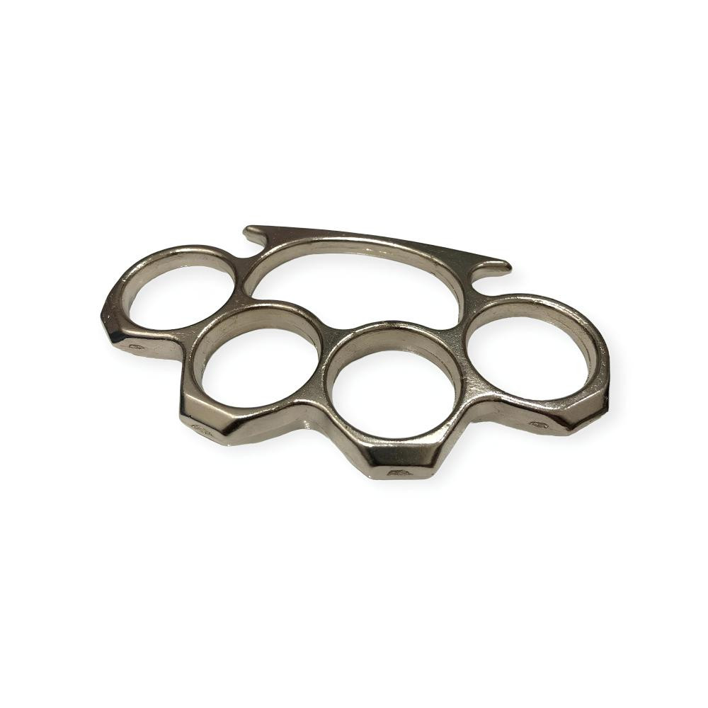 Gümüş Renk Klasik Yüzük Muşta Tasarımı