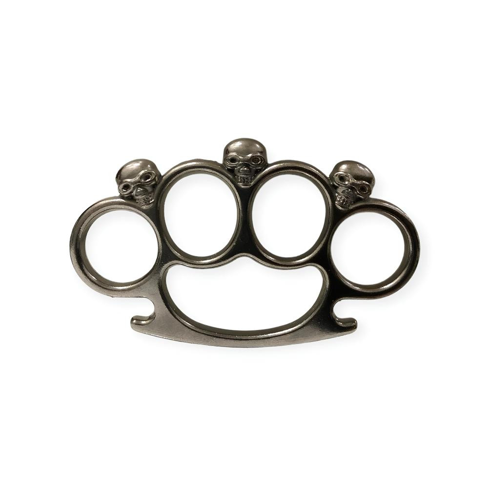 Kuru Kafa İşlemeli Yüzük Muşta Gri Renk