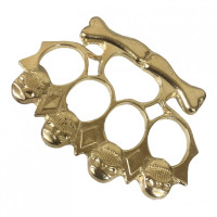 İskelet Muşta Altın -  Özel Tasarım Bıçaklar Kategorisi