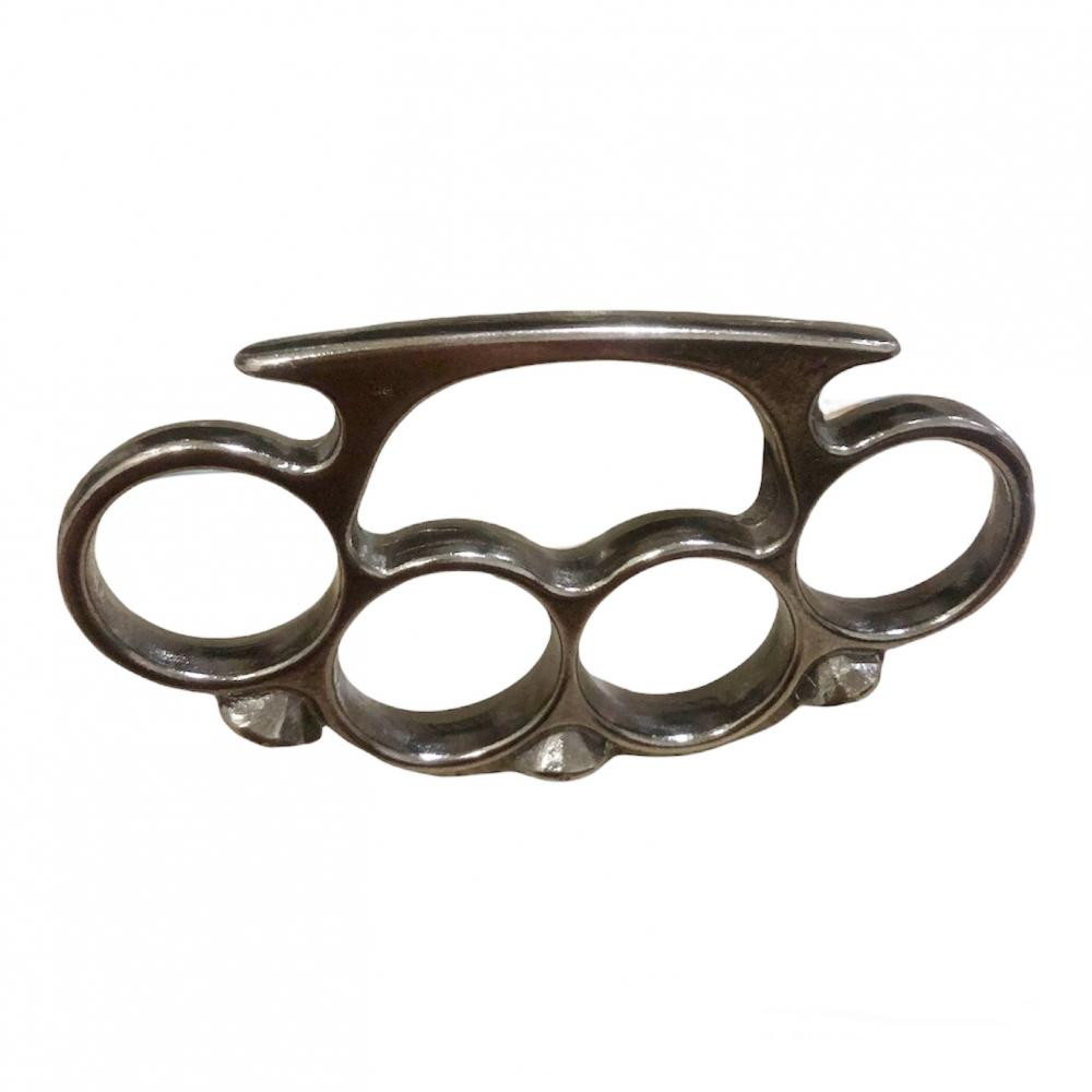 Topuzlu Düz Muşta Gri -  Özel Tasarım Bıçaklar Kategorisi