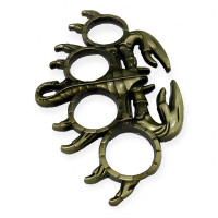 Akrep Desenli Çelik Muşta -  Özel Tasarım Bıçaklar Kategorisi