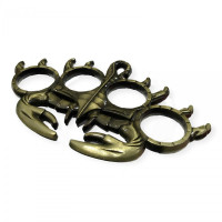 Akrep Desenli Çelik Muşta -  Özel Tasarım Bıçaklar Kategorisi