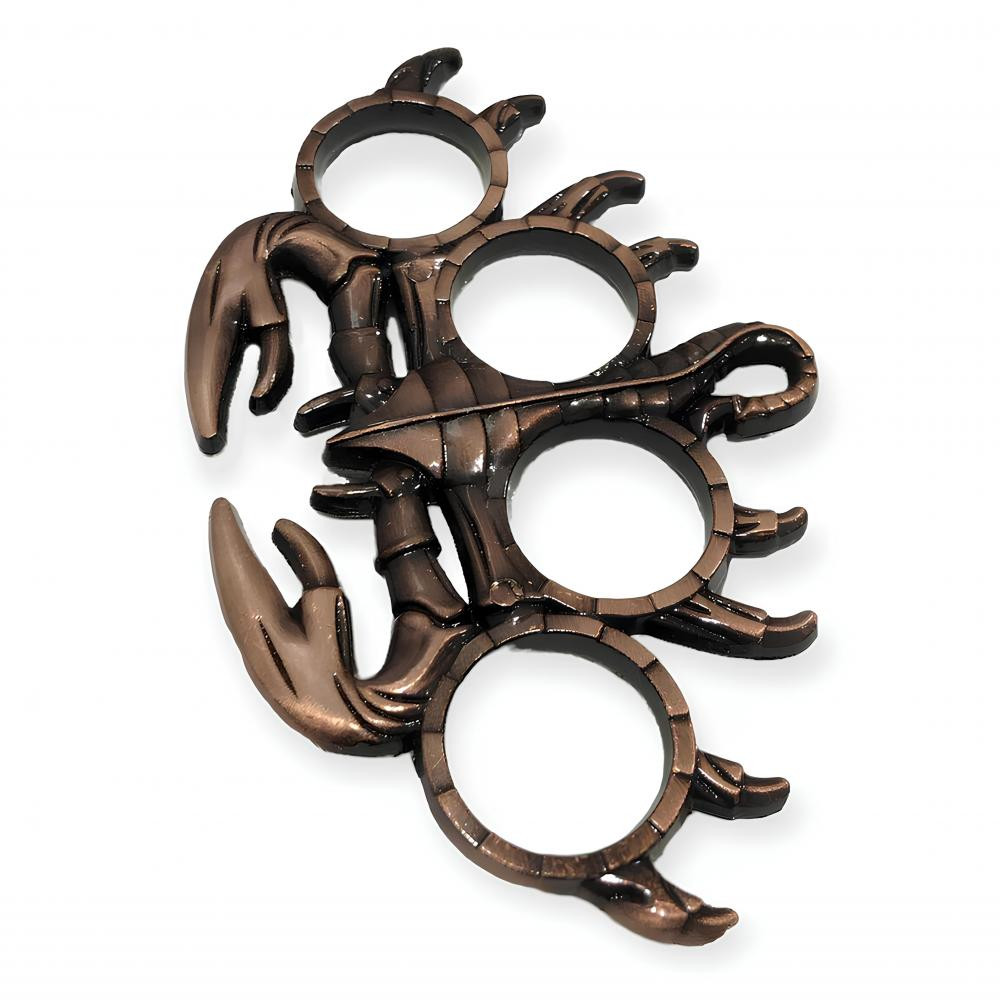 Akrep Desenli Bakır Renk Muşta -  Özel Tasarım Bıçaklar Kategorisi