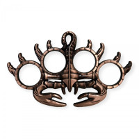 Akrep Desenli Bakır Renk Muşta -  Özel Tasarım Bıçaklar Kategorisi