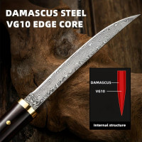 şam çeliği bıçak ağaç saplı