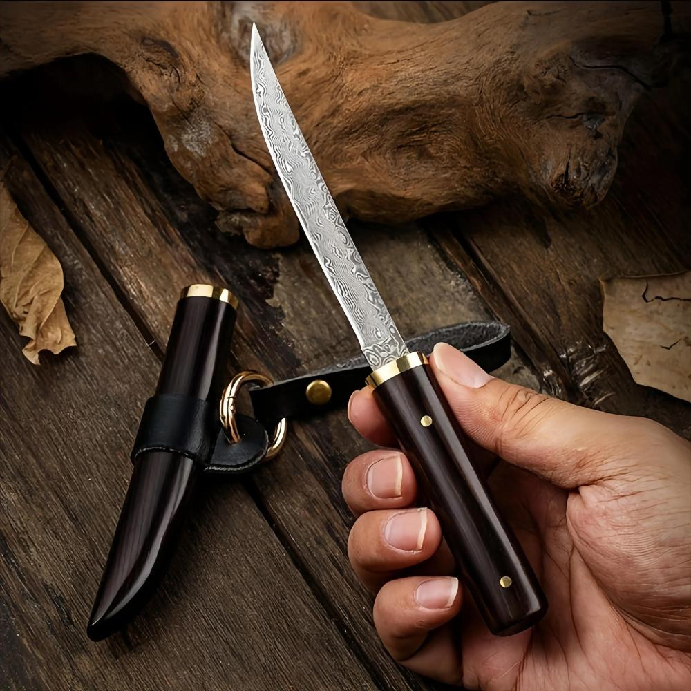 desenli damascus bıçak