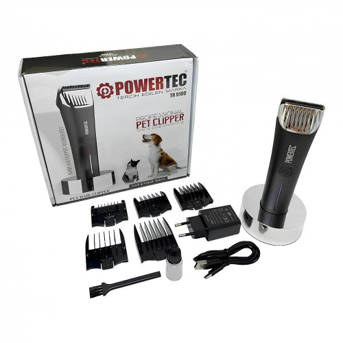 Powertec TR-9100 Şarjlı Kedi ve Köpek Tıraş Makinesi