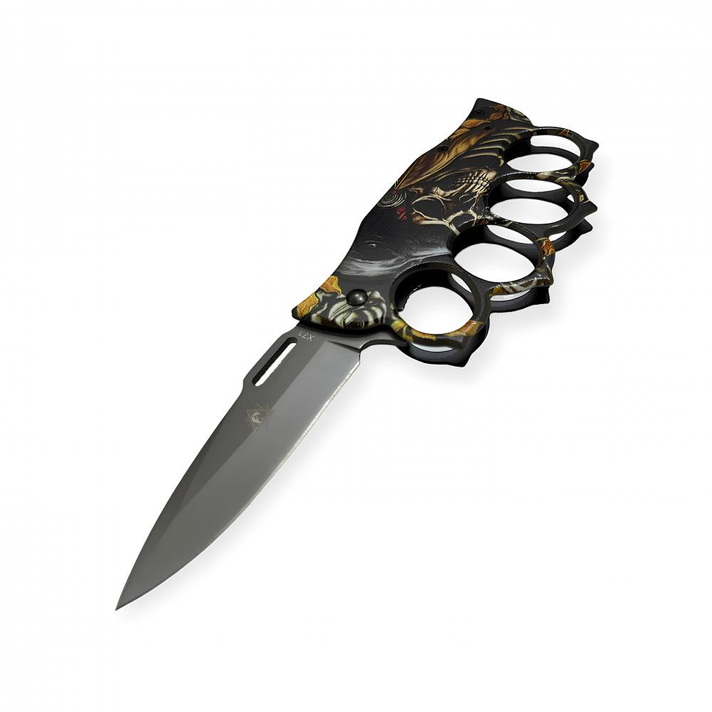 hızlı açılan muştalı çakı yan açı görünüm