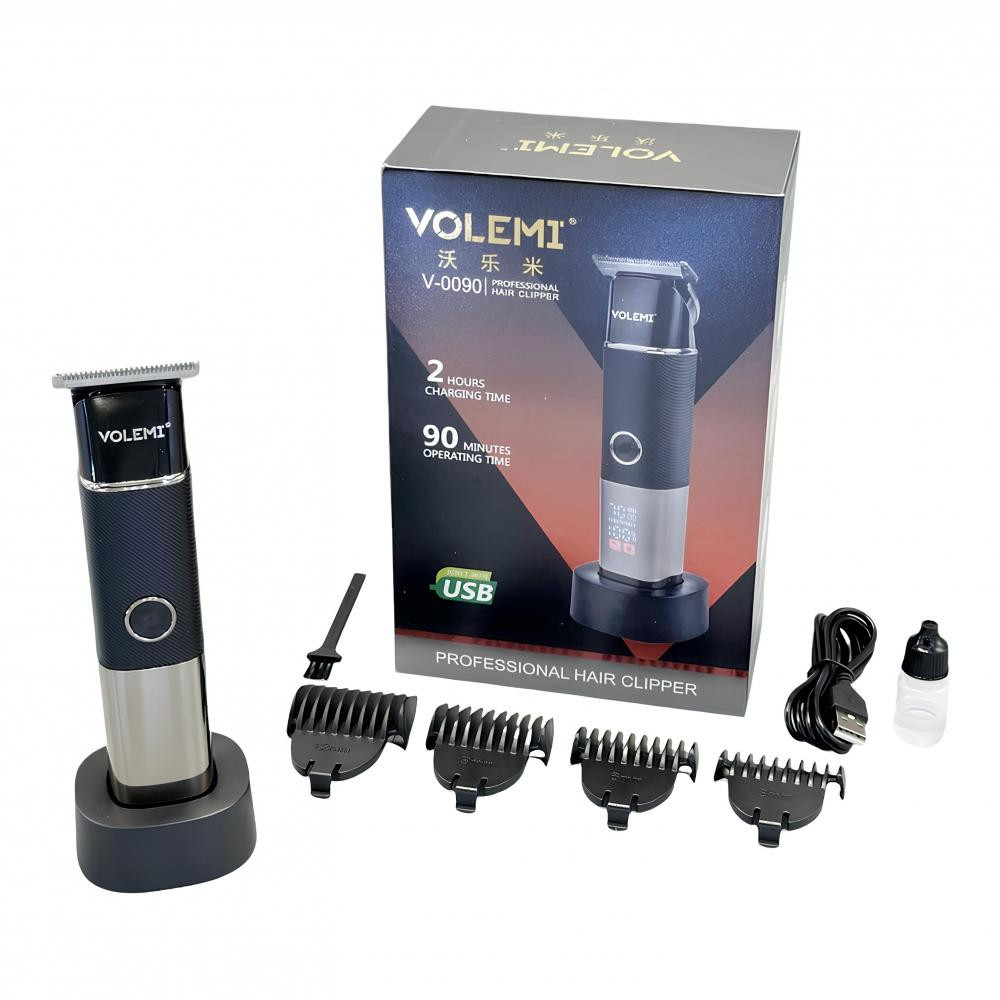 Volemi V-0090 Dijital Göstergeli Saç ve Sakal Tıraş Makinesi yakın çekim