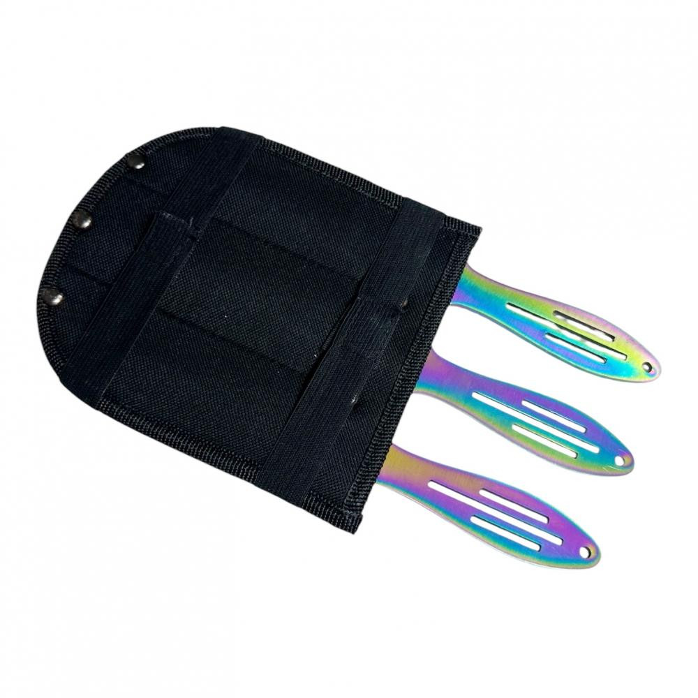 Rainbow Ronin profesyonel fırlatma bıçakları seti 3’lü
