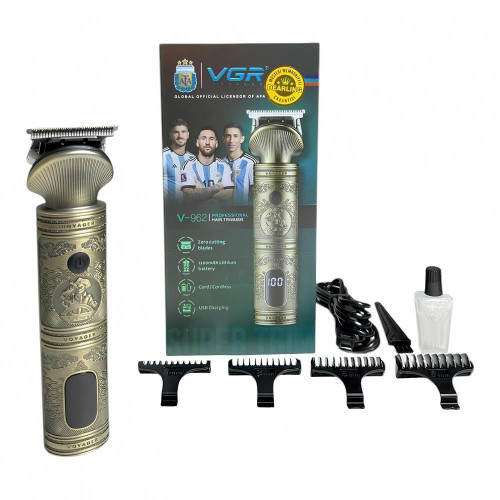 VGR V-962 Dijital Ekranlı Şarjlı Saç ve Sakal Tıraş Makinesi